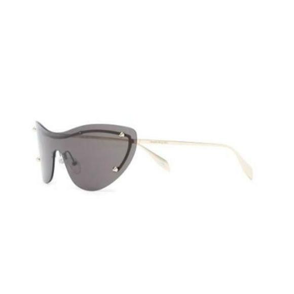 Alexander McQueen Eyewear cat-eye spiked-stud sunglasses Black/Gold OS main image 5